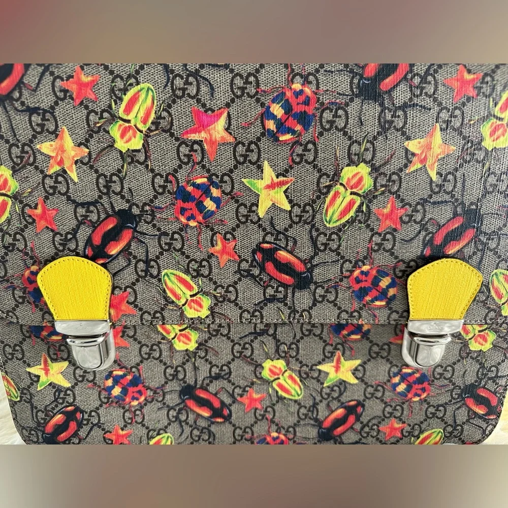 Authentic GUCCI GG‎ Supreme Childrens Beetle backpack bag